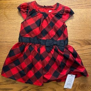 Carter’s 6m Buffalo Check Holiday Dress
